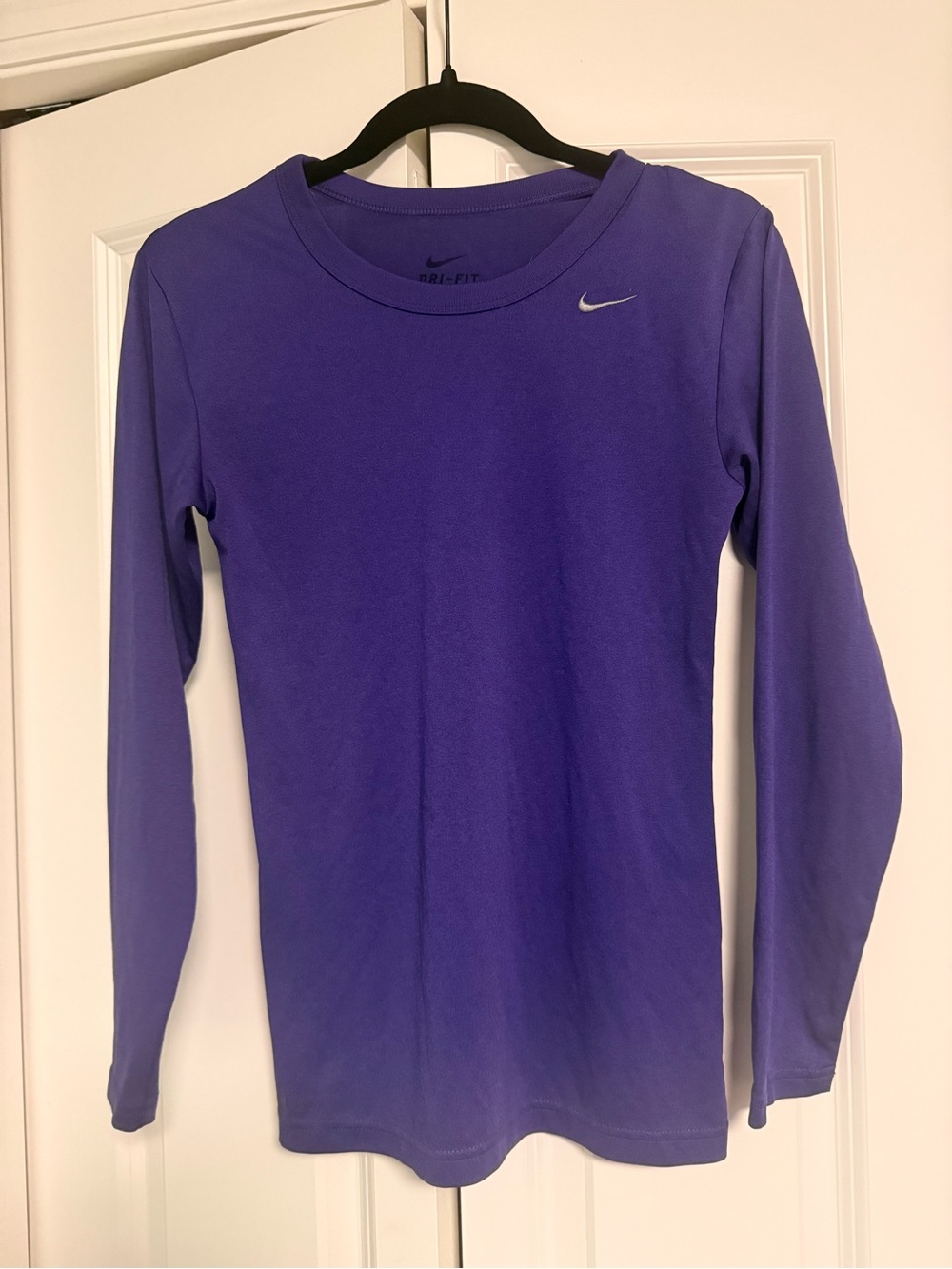 Nike Purple Long Sleeve Dri-FIT Top